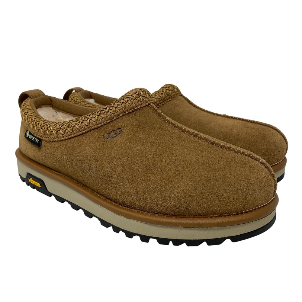 Ugg Tasman GTX Slipper Gore Tex Slip On Chestnut Waterproof Suede Womens Sz 8